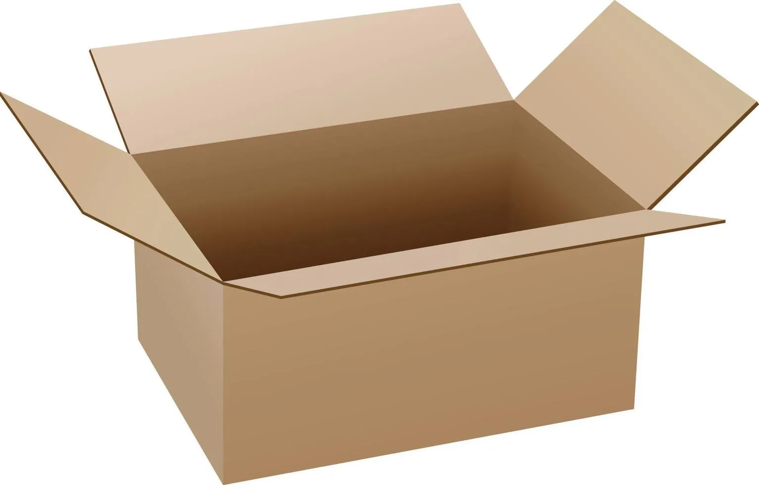 cardboard-box-on-white-background-vector